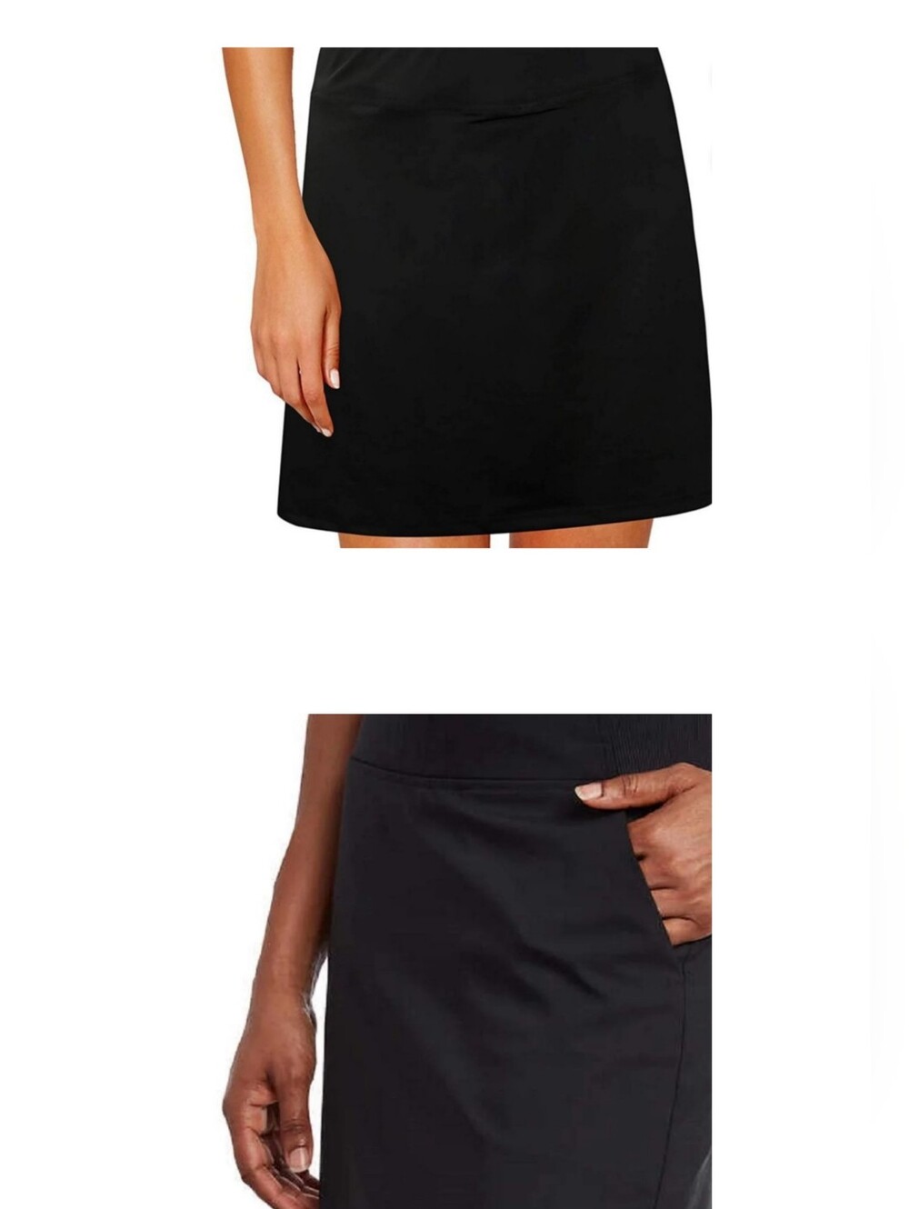 Summer Ready Black Women's Skort